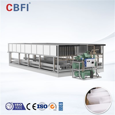 CBFI industriële ijsblokmachine met directe koeling: een efficiënte ijsaanvoerkernapparatuur voor de visserij en voedselopslag