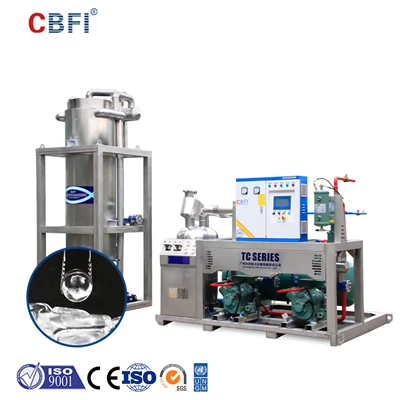 Industriële Solid Flat Cut Tube IJsmachines